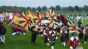 Weltrekord im Fahnenschwenken