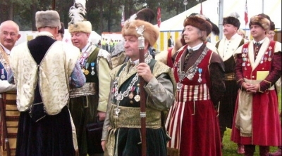 Sehenswert: die Uniformen der Schützen aus Polen