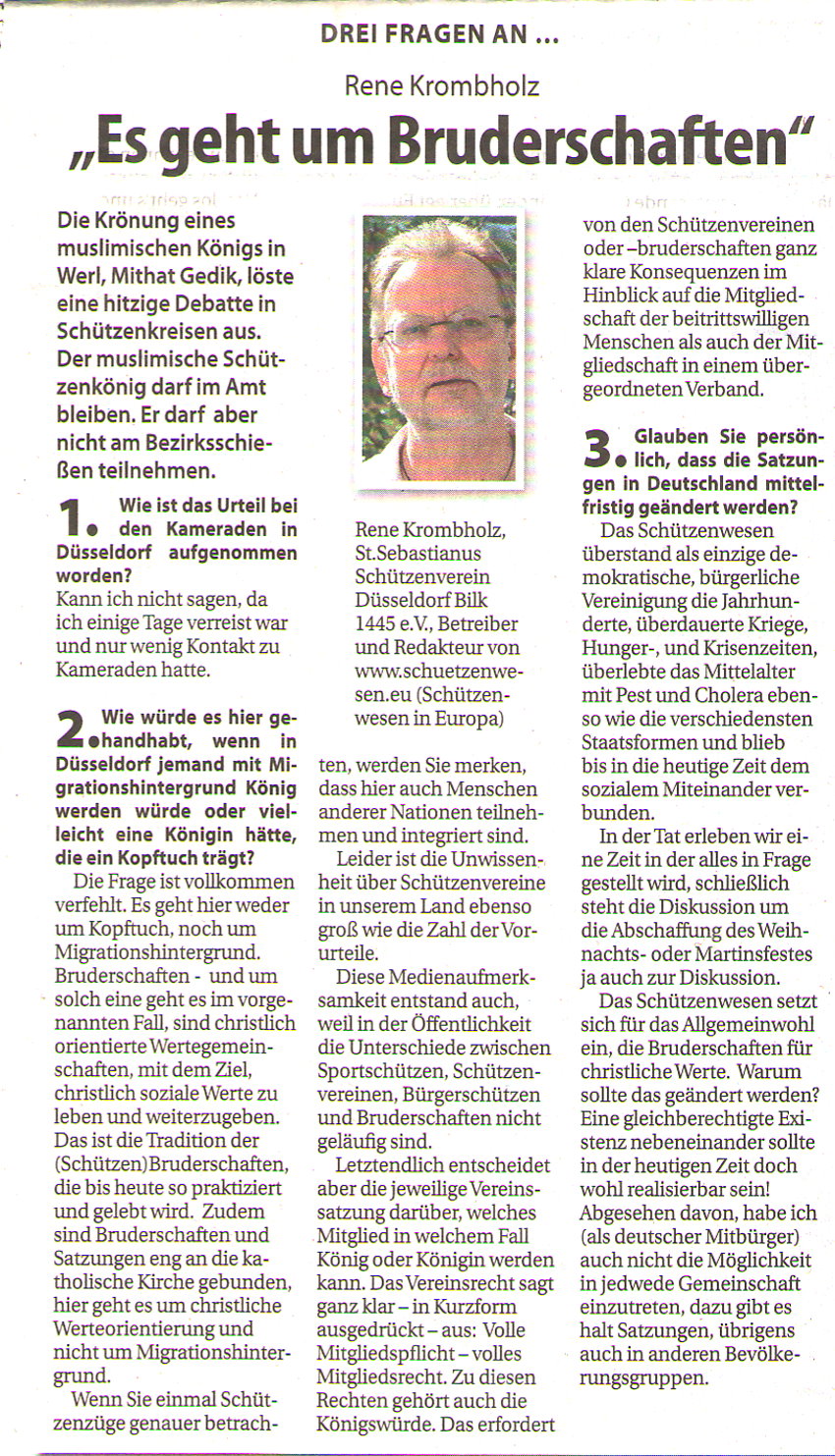 rheinbote bruderschaften