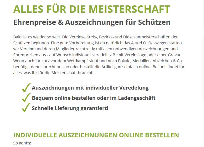 Volltreffern der Schützensaison